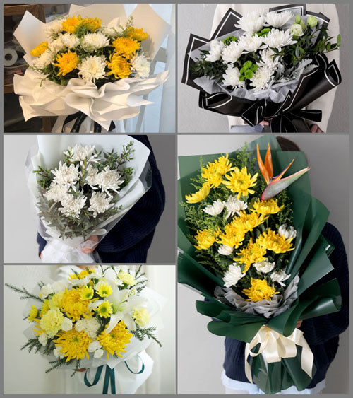 陕西汉中市南郑县白事花束代送